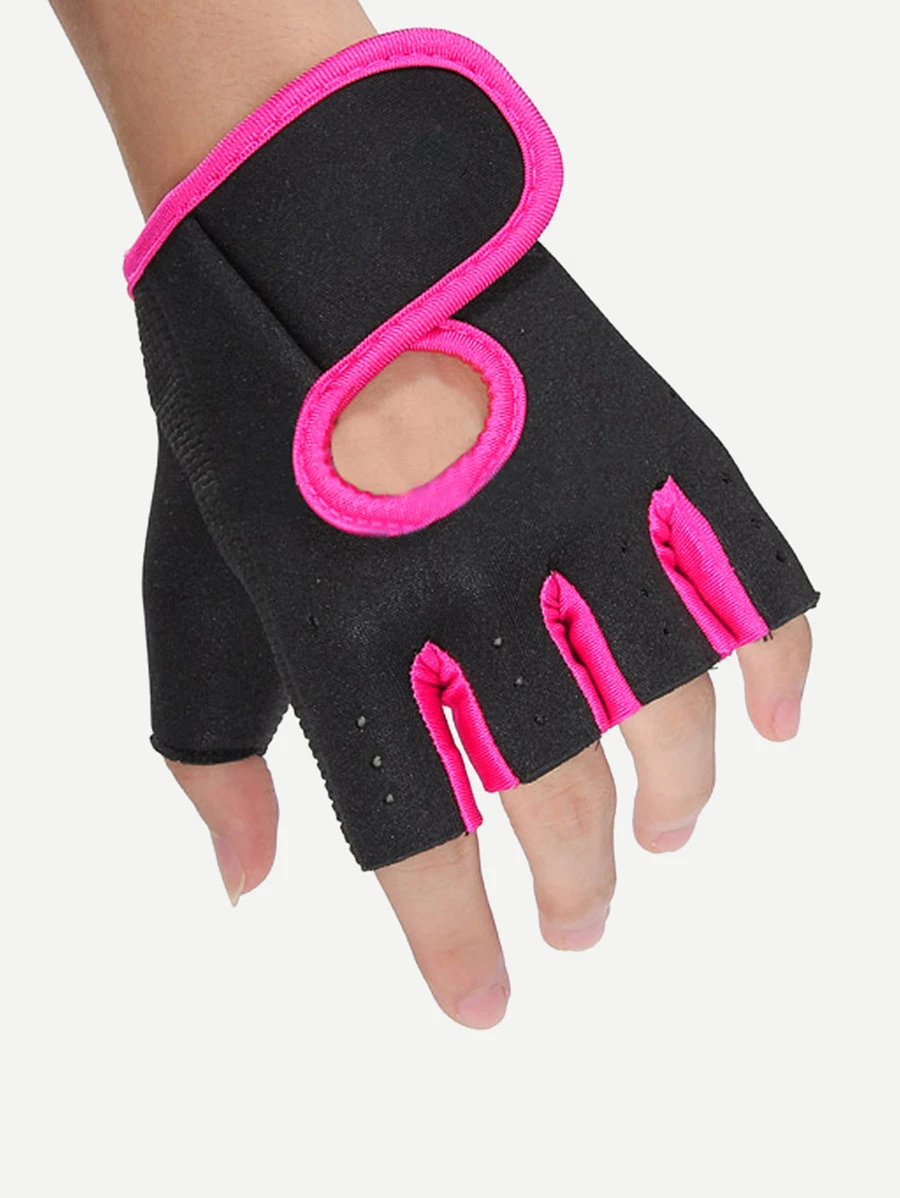 Palm Protect Exercise Gloves,Suitable For Cycling,Riding Motorcycle And Skiing - Black - View 1