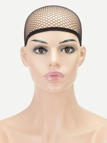 顏色隨機假髮架和髮梳和假髮帽3件套 - 彩色 - 查看 4