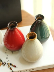 纯色花朵瓶1pc - 彩色 - 查看 1