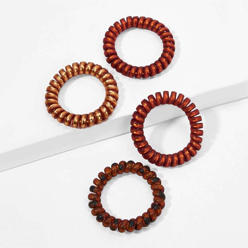 

Elastic Hair Tie 4pcs, Multicolor
