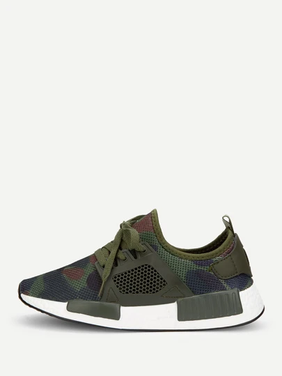 basket camouflage homme