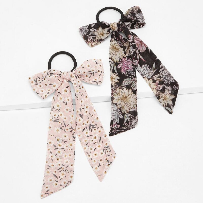 

Floral Hair Tie 2pack, Multicolor