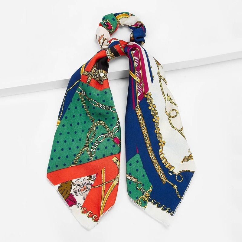 

Mixed Pattern Hair Tie, Multicolor