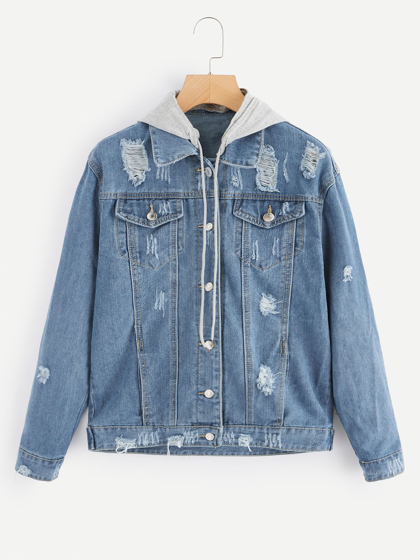 romwe jean jacket
