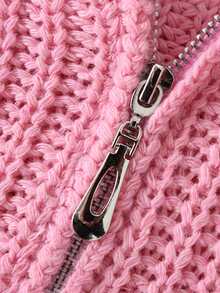 frayed drawstring hooded sweater