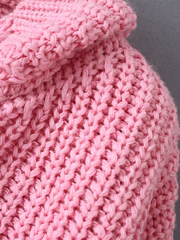 frayed drawstring hooded sweater