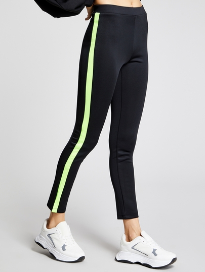 neon stripe pants