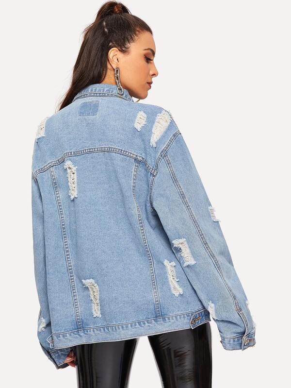 denim jacket women shein