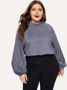       Plus Mock-Neck