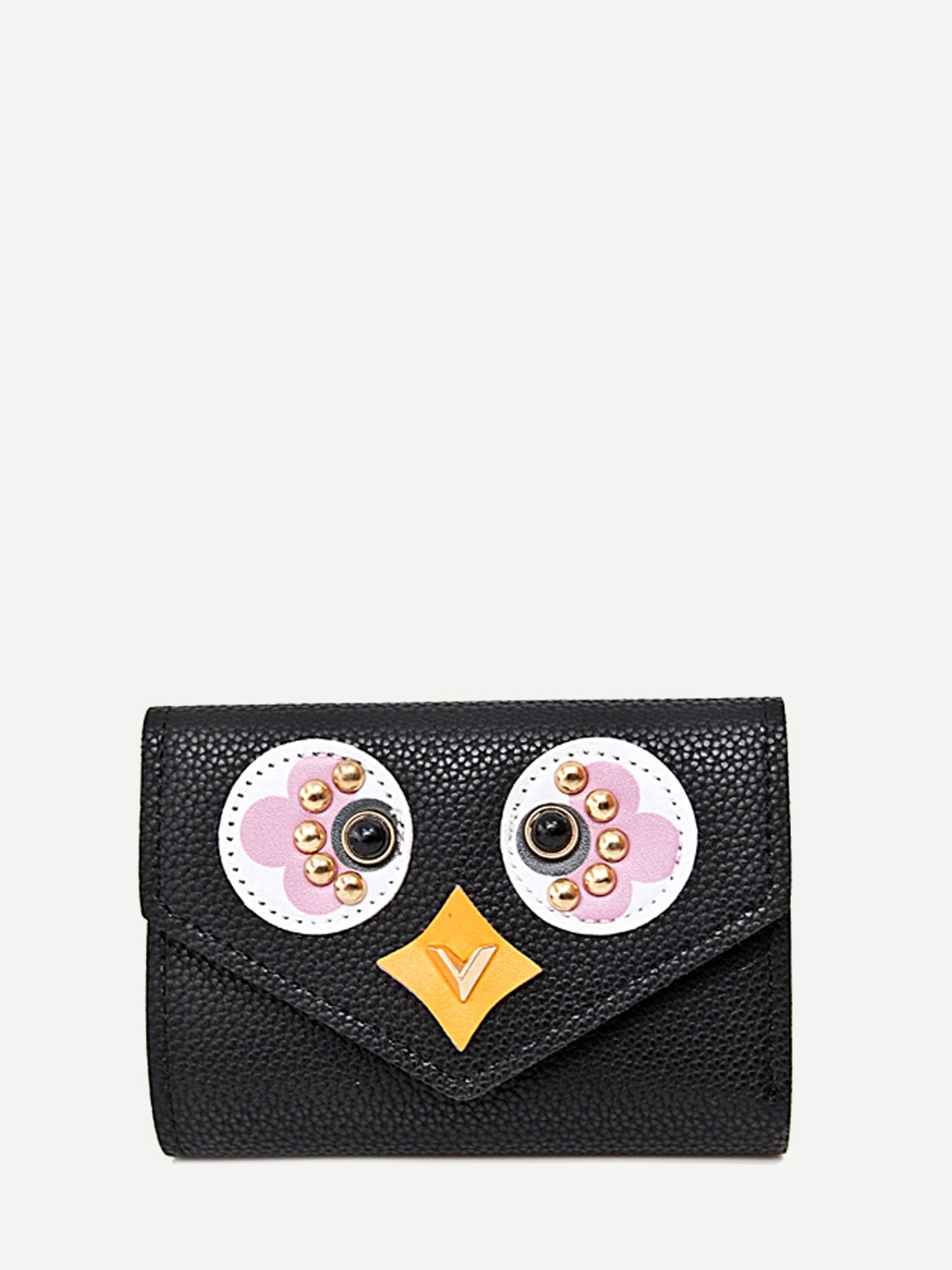 designer flap wallet