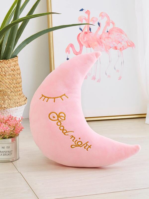 Moon Shaped Decorative Pillow Shein Uk