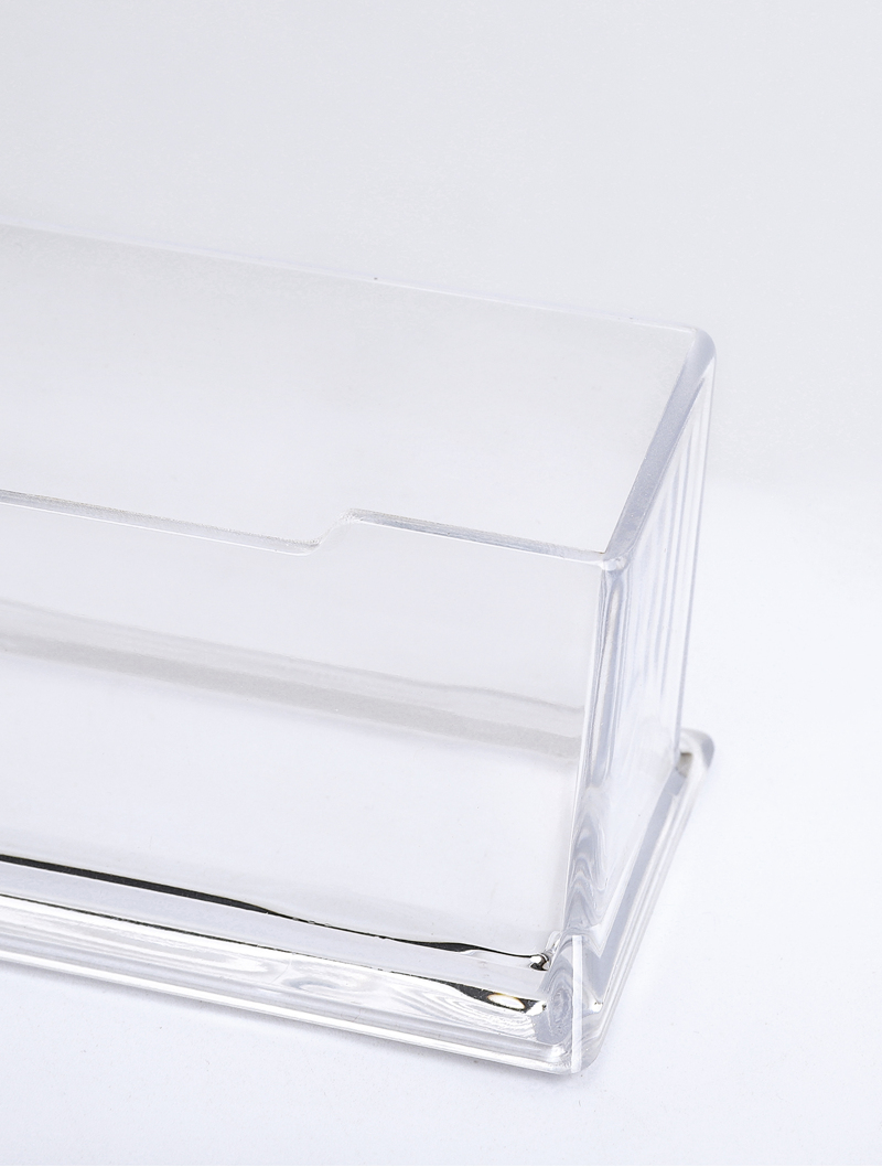 Clear Business Card Desk Holder