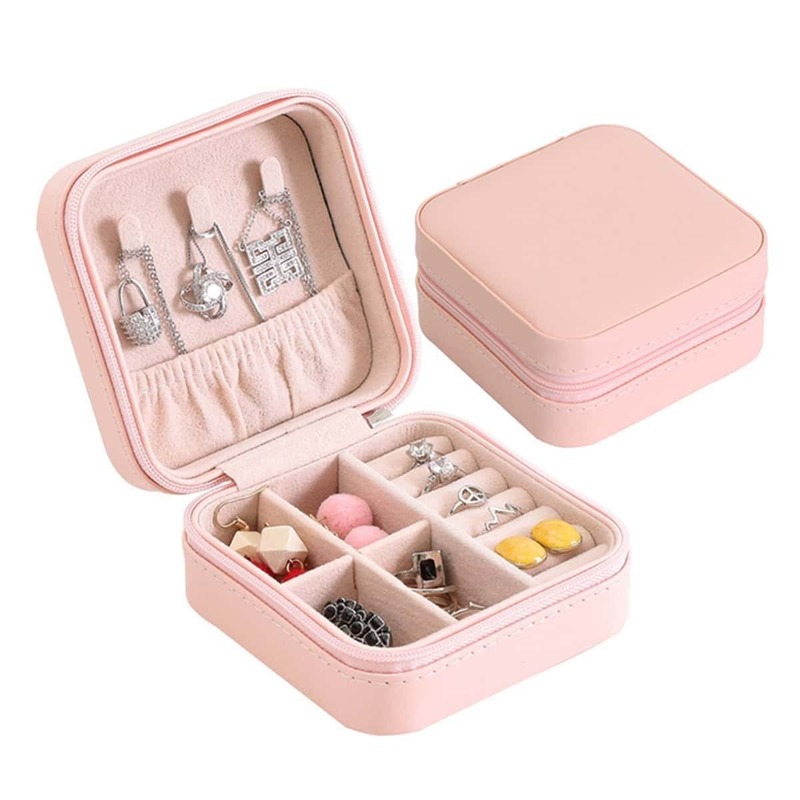 

Jewelry Storage Box 1pc, Baby pink
