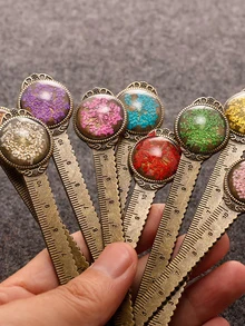 Random Color 2 In 1 Ruler 1pc - Multicolor - View 1