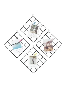 16 Grid Wall Rack 1pc - Black - View 3