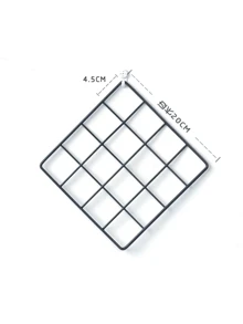 16 Grid Wall Rack 1pc - Black - View 4