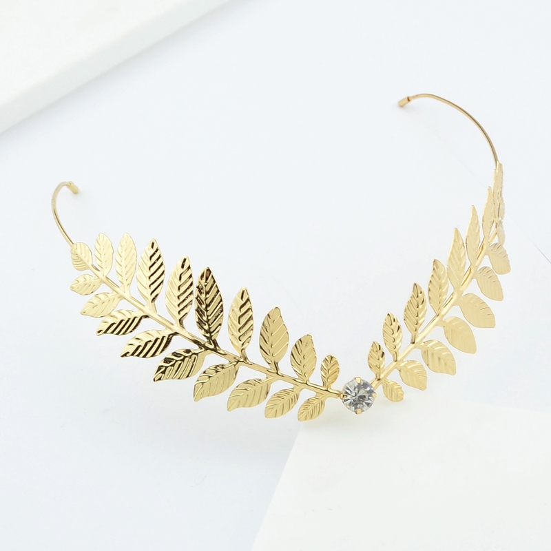 

Leaf Design Hair Accessory, Gold