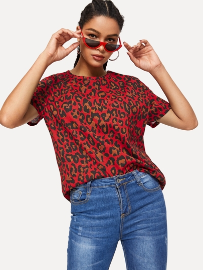 Leopard Print Tee pictures