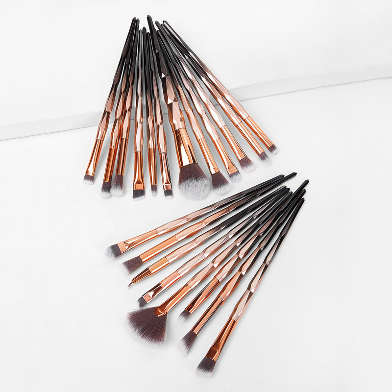 

Geometric Ombre Handle Duo-Fiber Brush 20pcs, Multicolor