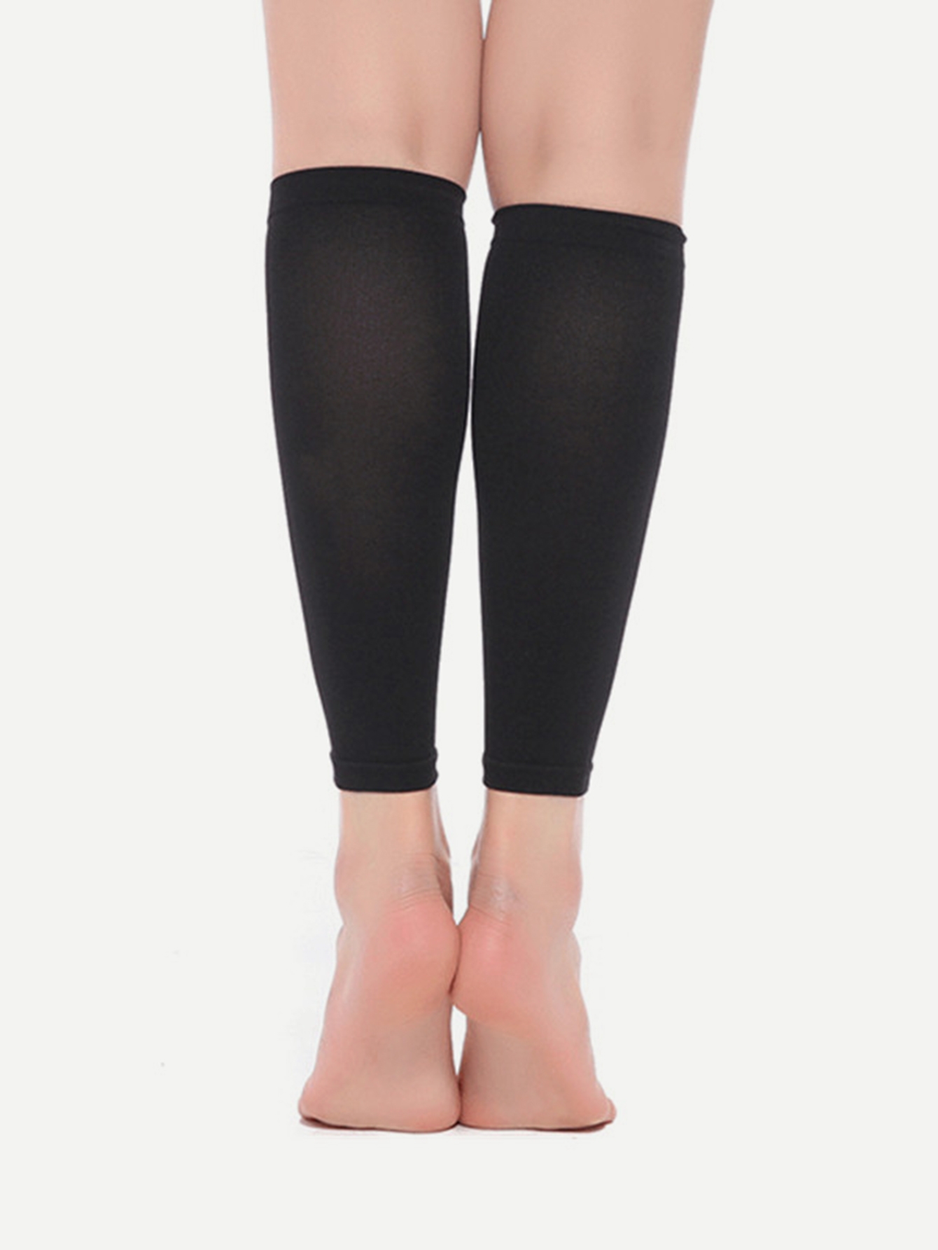 Compression Calf Length Footless Socks 1pair ROMWE
