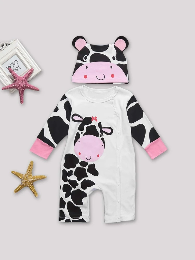 cow print jumpsuit