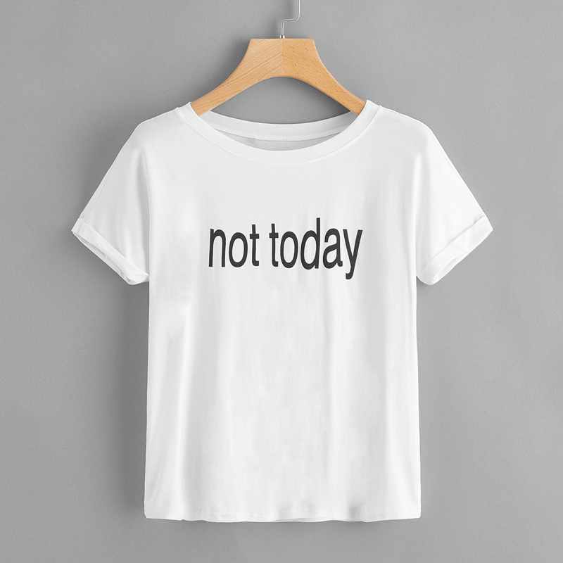 

1Plus1 Girls Letter Print Tee, White
