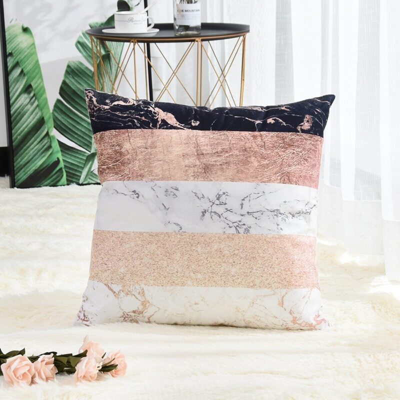 

Marble Pattern Cushion Cover, Multicolor