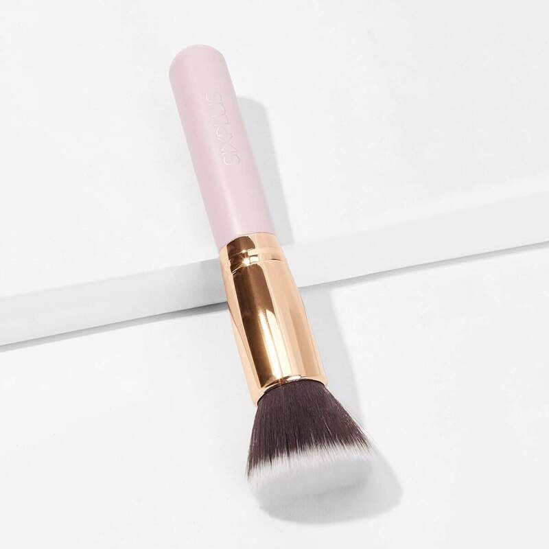 

Duo-fiber Makeup Brush 1pc, Pink