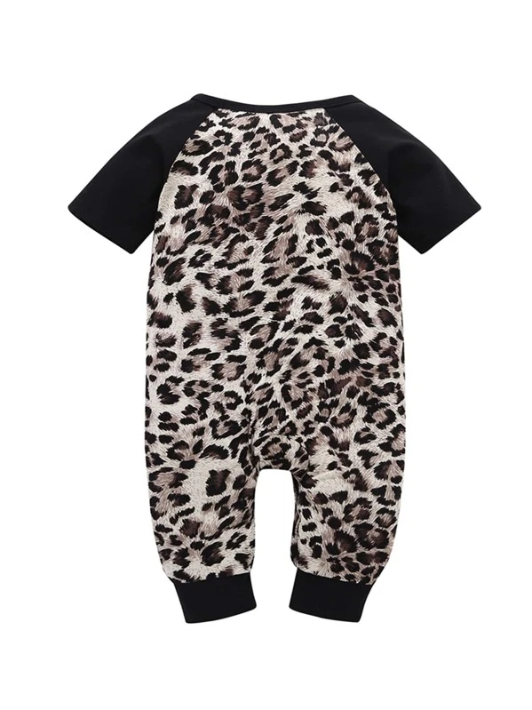 childrens leopard print jumpsuit