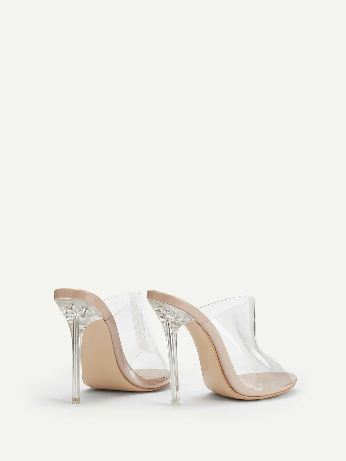 transparent heels shein