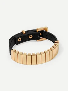 Buckle Design Bracelet 1pc - Multicolor - View 1
