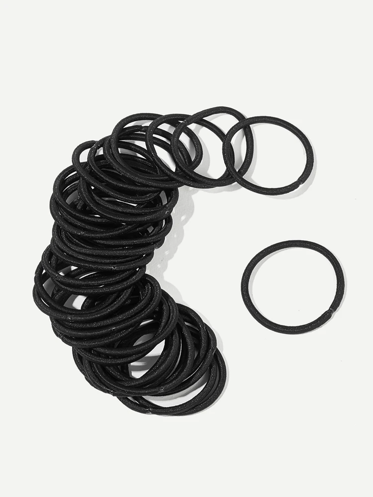 Elastic Rubber Band 38pcs Casual Hair Ties Ponytail Holders Hair Elastics Hair Rubber Bands Scrunchies Hair Rope Elastic Hair Tie