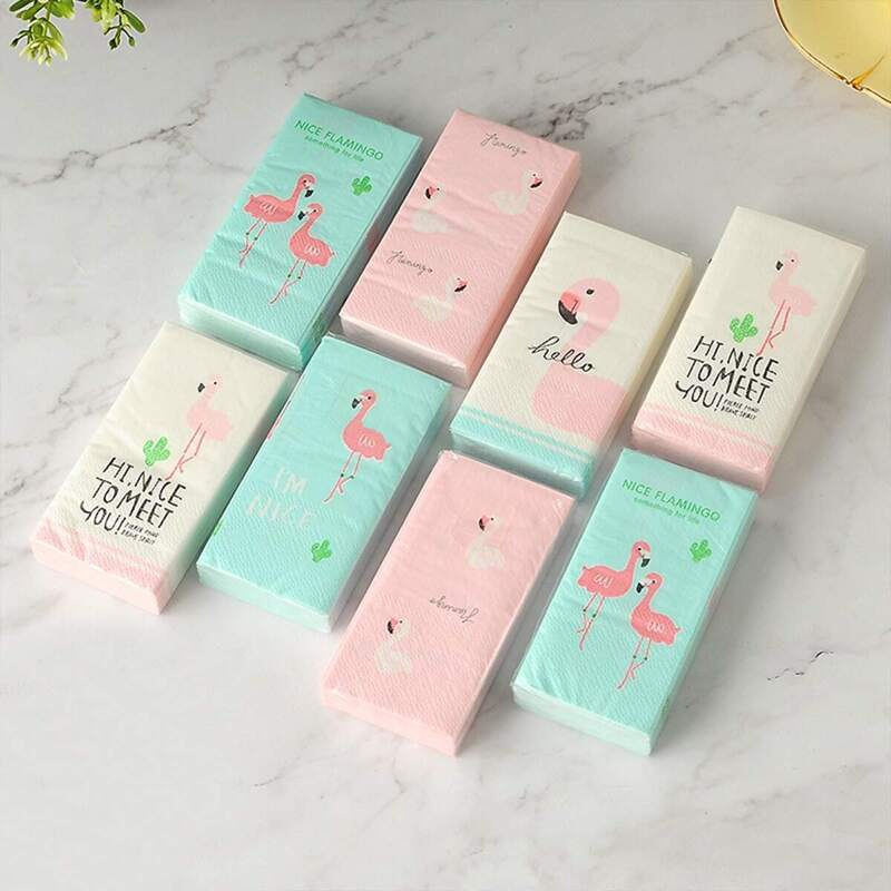 

Random Flamingo Print Facial Tissue 6packs