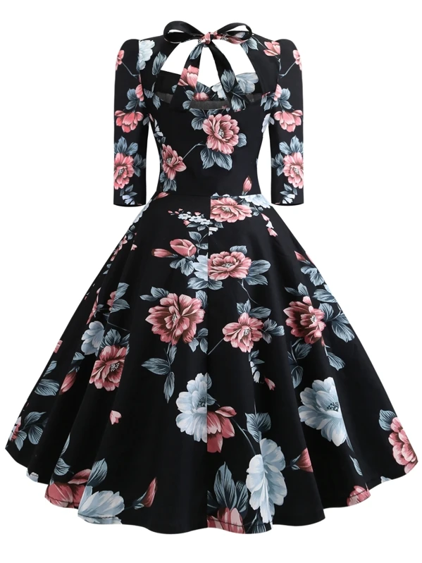 shein 50s dress