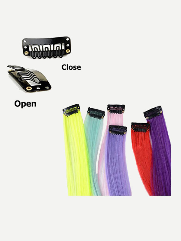 12 Color Clip In Hair Extension SHEIN USA