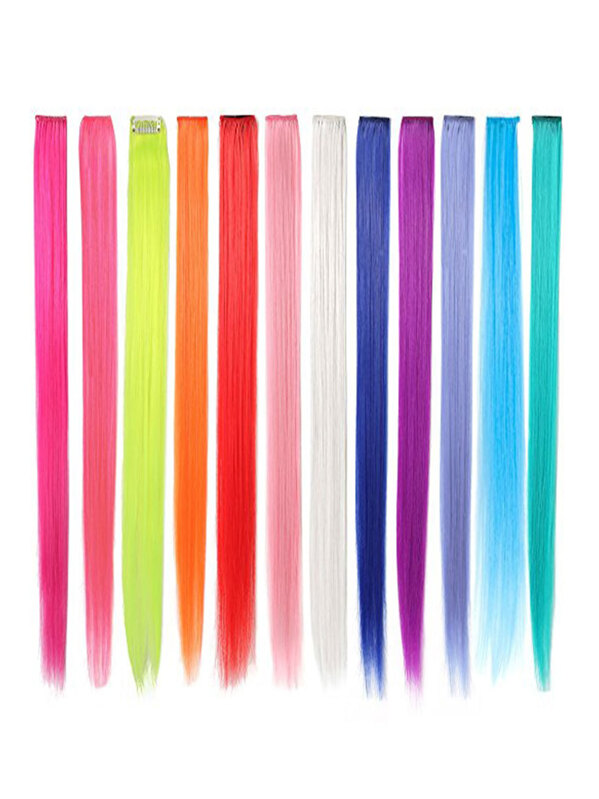 12 Color Clip In Hair Extension SHEIN USA