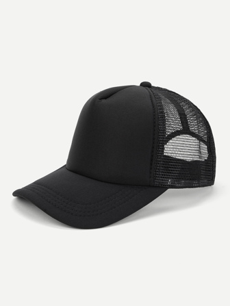Guys Plain Contrast Mesh Baseball Cap
