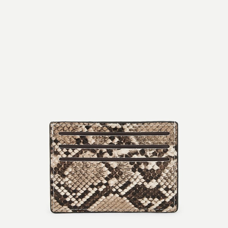 

Snakeskin Pattern Card Pouch, Multicolor
