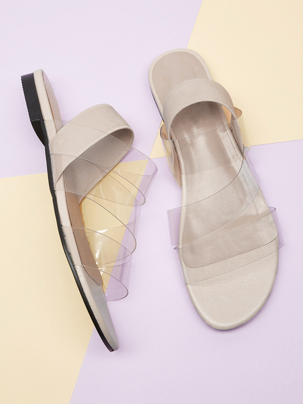 Transparente Flache Flache Sandalen Sandalen Transparente Sandalen Flache Transparente Transparente Flache tChrdsQxB