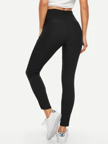 SHEIN Frenchy Jeggings ajustados de cintura alta