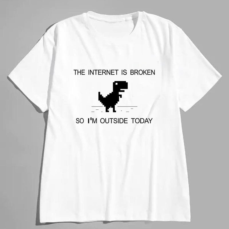 

Guys Slogan Print Tee, White