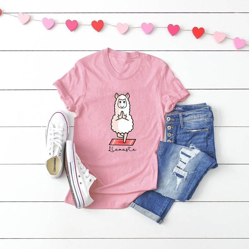 

Sheep Graphic Tee, Pink