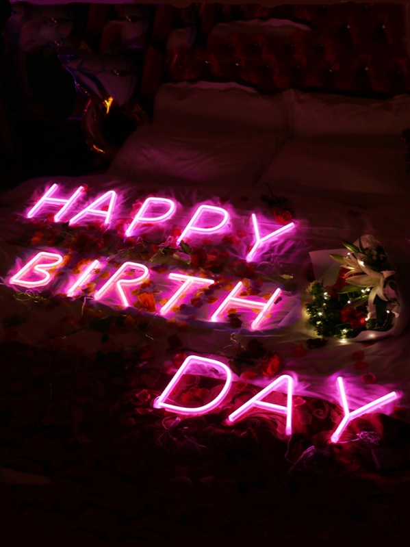 Alphabet Design LED Light 1pc SHEIN USA