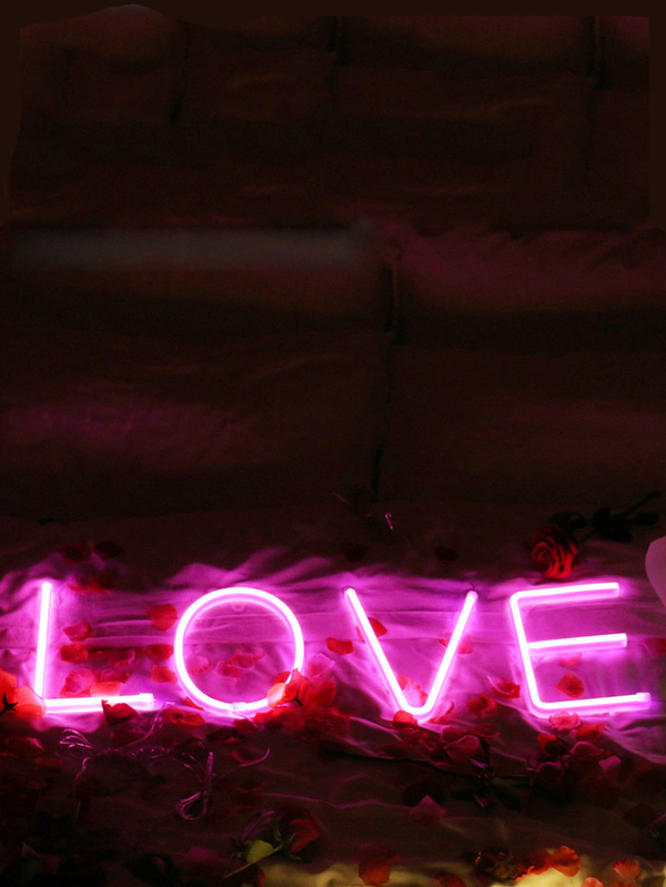 Alphabet Design LED Light 1pc SHEIN USA