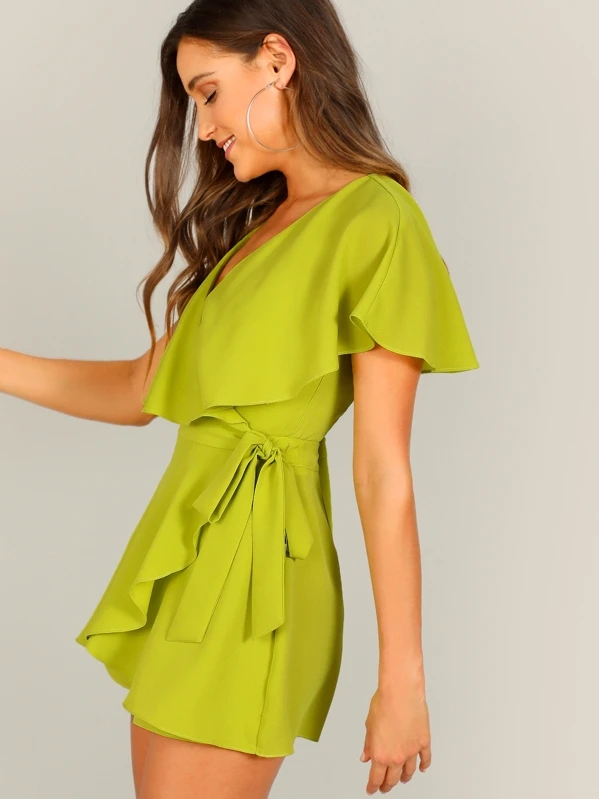 neon lime romper