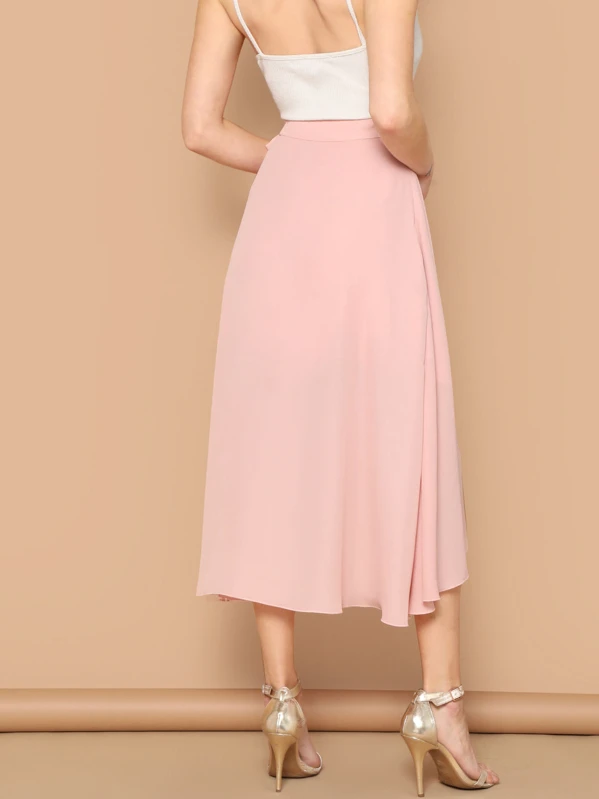 saia rosa pastel