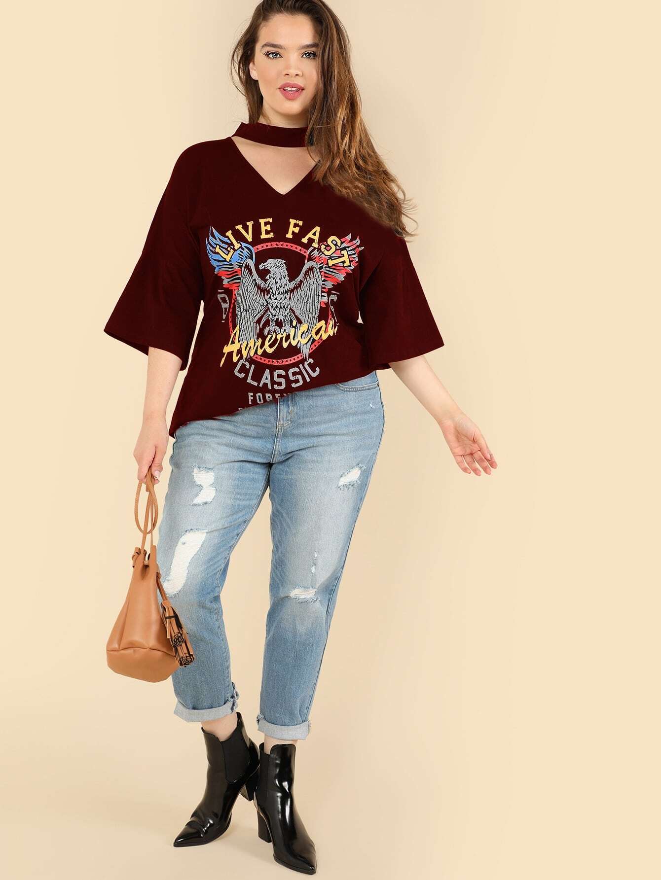 Shujin Femmes Pulls T-Shirt Deux C/ôt/és V Col Pullover Solide Couleur Unie Sweater Chandail Manches Longues Automne Tops Hauts Courte Chemise Slim