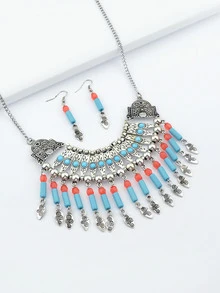 Set abalorios plateado -plata - Multicolor - Ver 1