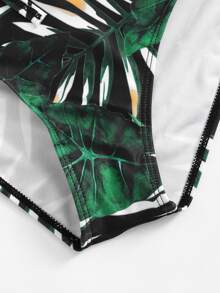 Random Tropical Underwire High Waisted Bikini Set Summer Beach - Multicolor - View 5