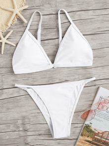 Triangle Top With Tanga Bikini Set